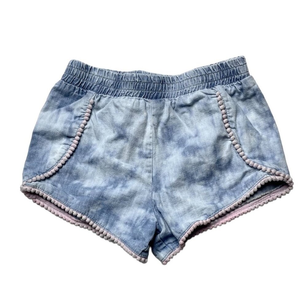 Egg PomPom Chambray Shorts 5